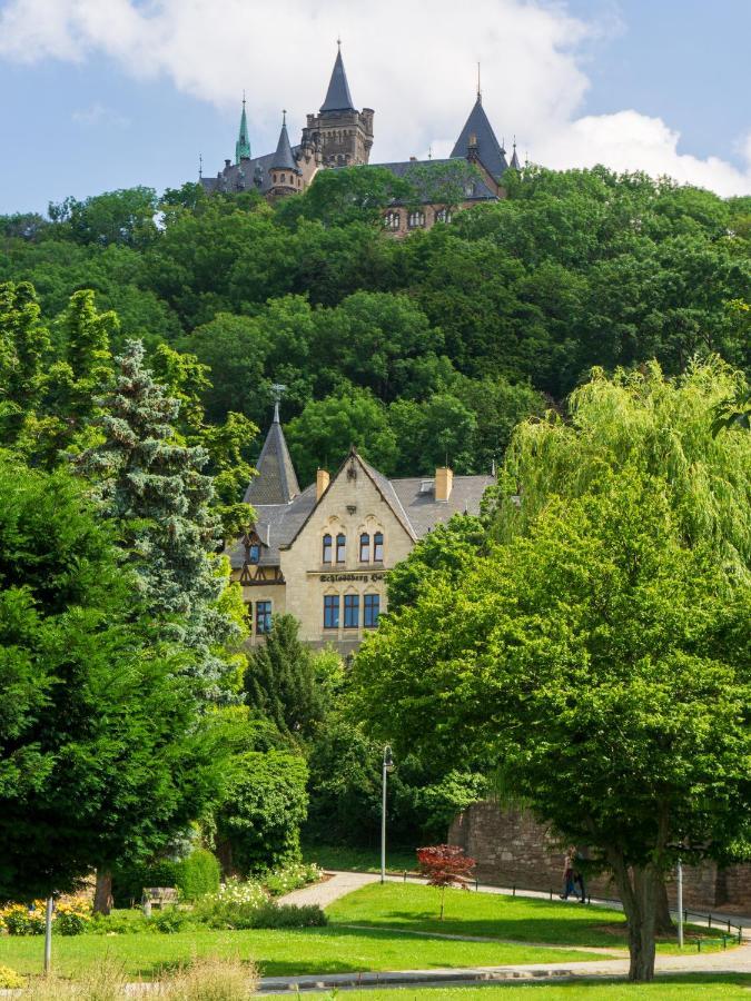 Schlossberg-Hotel Garni Wernigerode Exterior foto